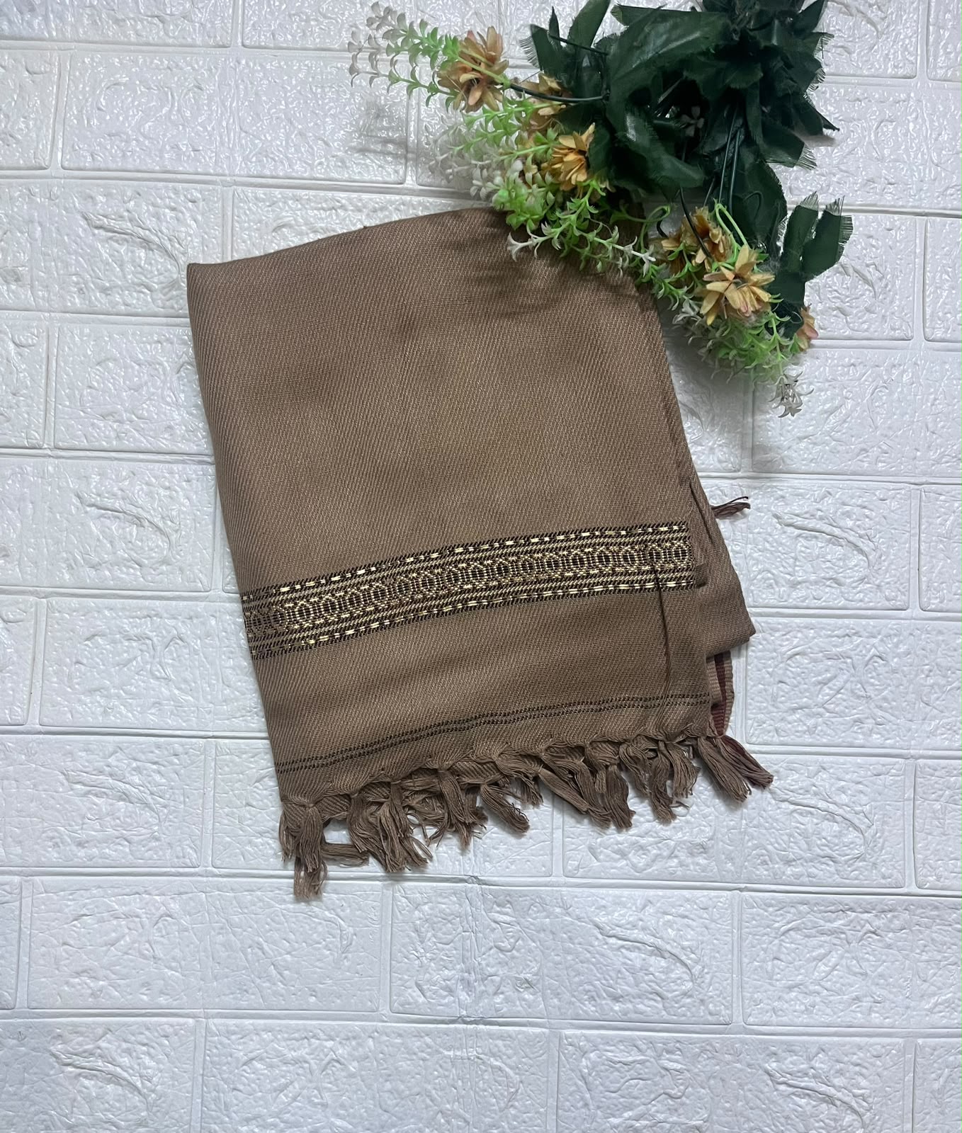 Al Karam Wool Pashmini Shawl - Men's Winter Shawl