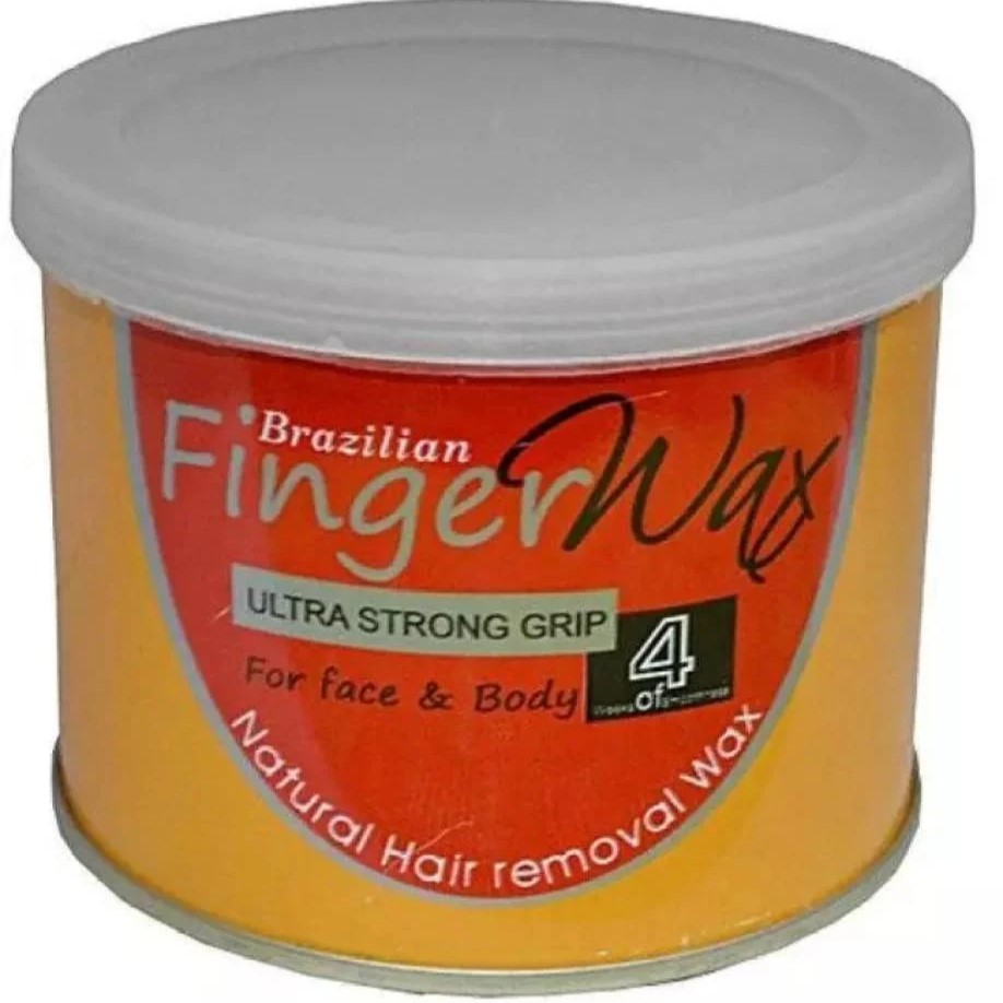 Brazilian Finger Wax Ultra Strong Grip - Face & Body Hair Removal Wax - 200g