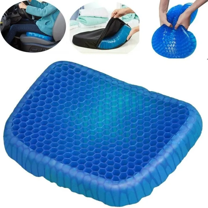 Silicone Back Safety Egg Seater Cushion – Pressure Relief Gel Seat for Back and Tailbone Support (Box Packing) view 2