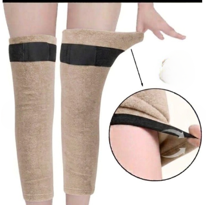 Adjustable Knee Support Compression Sleeve with Straps (Random Color) - Pair view 4