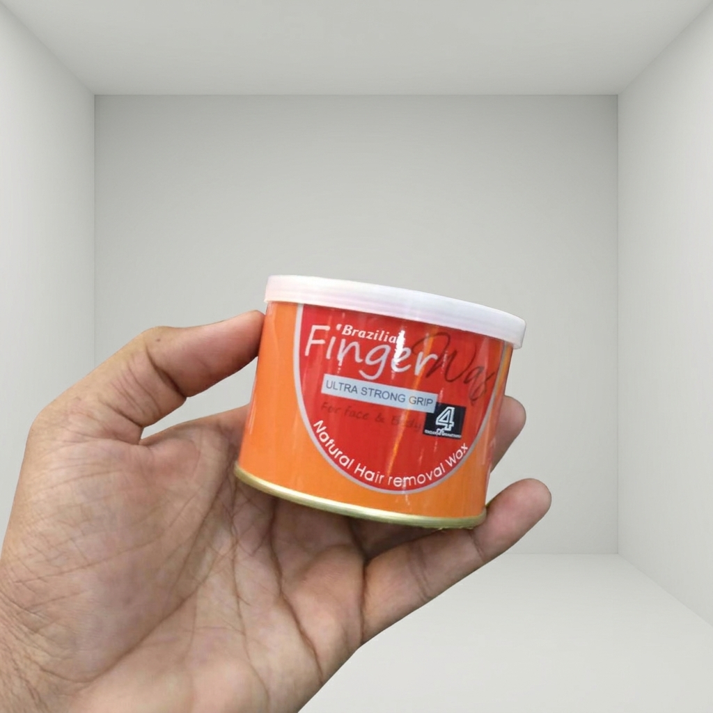 Brazilian Finger Wax Ultra Strong Grip - Face & Body Hair Removal Wax - 200g view 3