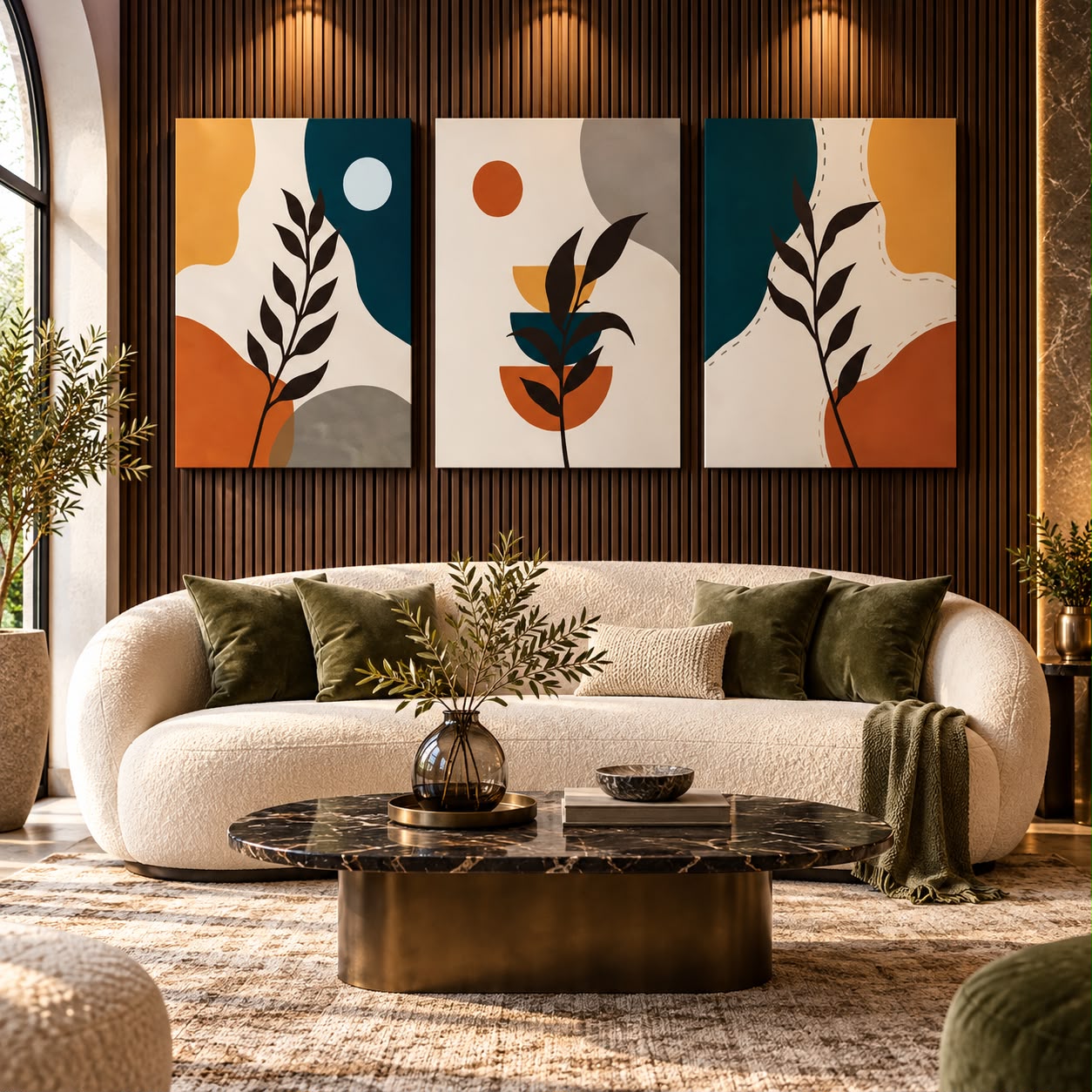 Set of 3 Premium Wall Art Photo Tiles – Home Decor Accessory Designed For Interior Styling And Daily Living Space Routine