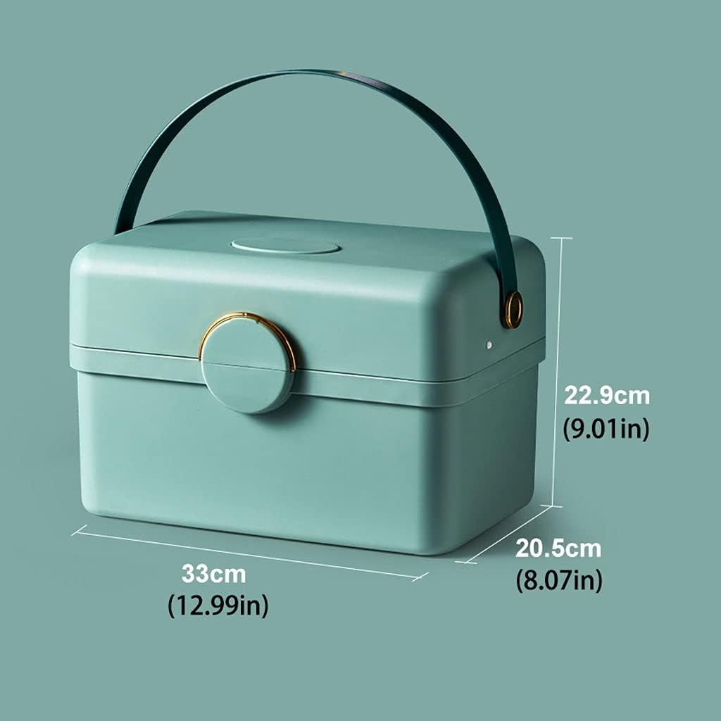 High-Quality Large Storage Box With Secure Gold-Tone Latch.