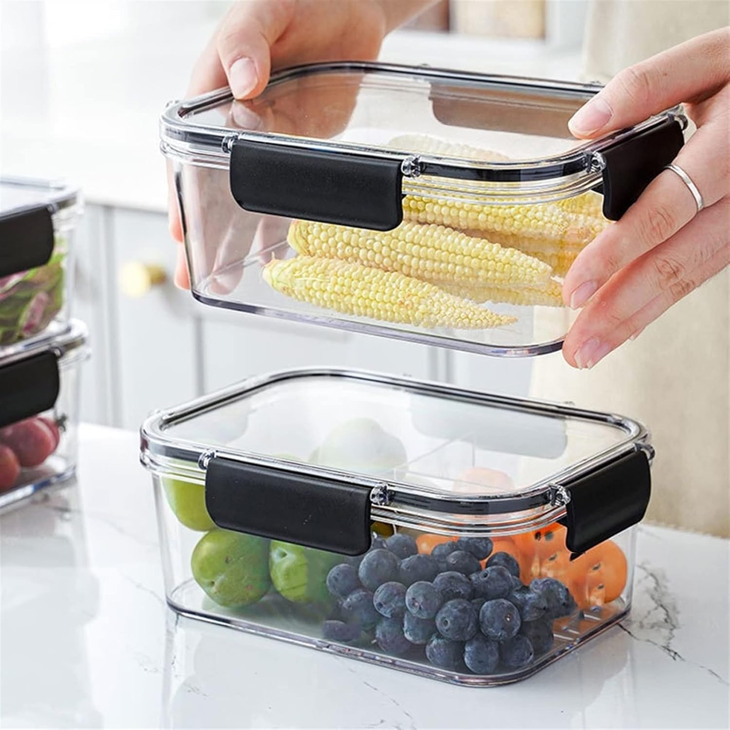 Acrylic Storage Box 3pcs Set view 2