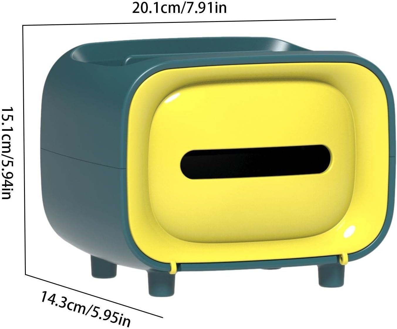 Retro TV Shaped Tissue Box and Stationery Organizer