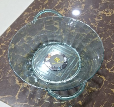 Fruit Basket Small Stylish Transparent view 3