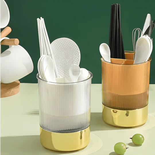 Spoon Rack Heavy Golden Line Rectangular