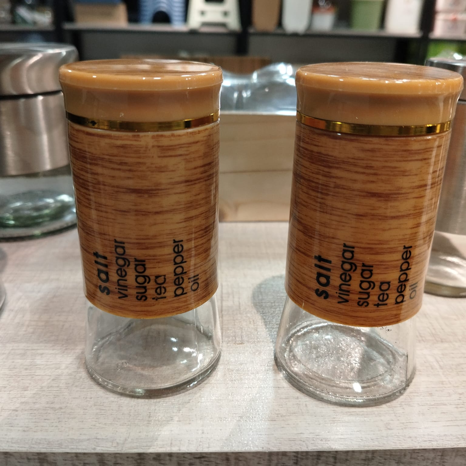 Salt & Pepper S.S Brown (2 Piece Set) view 5