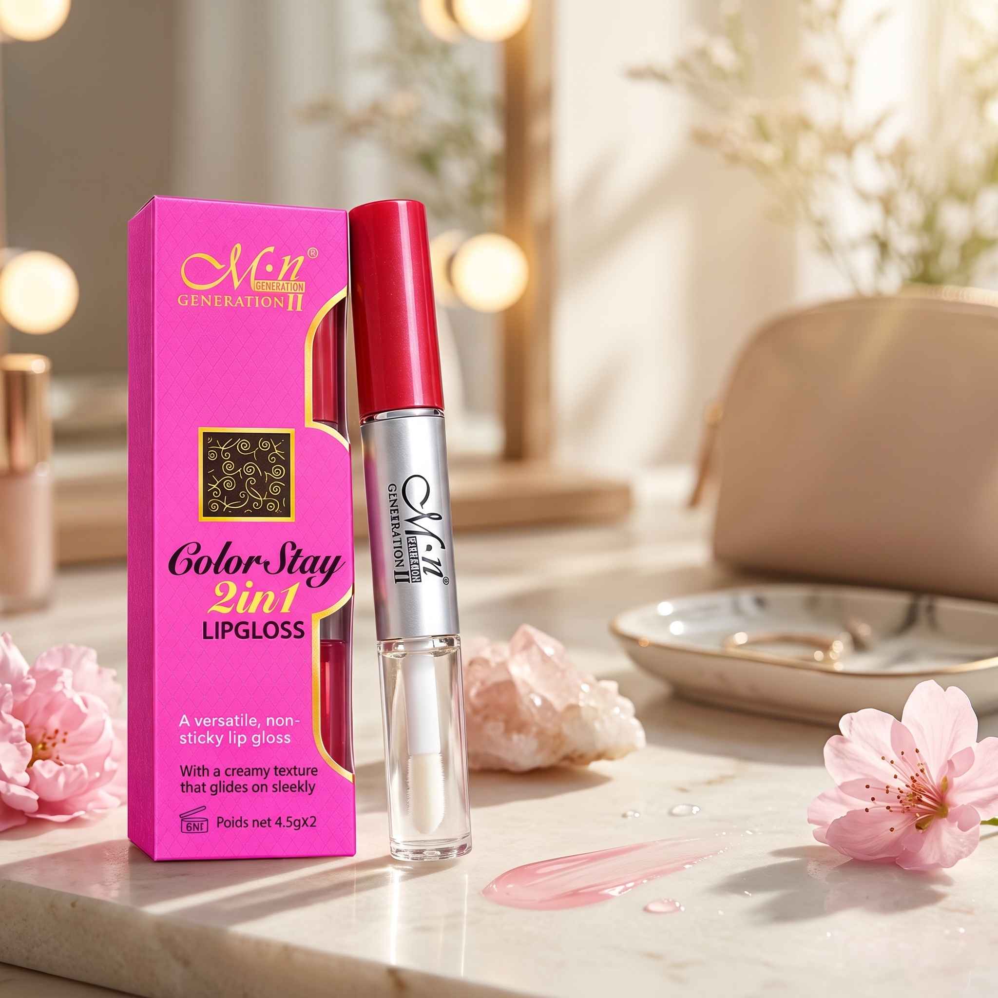 2-in-1 Lip Gloss + Lip Oil Set