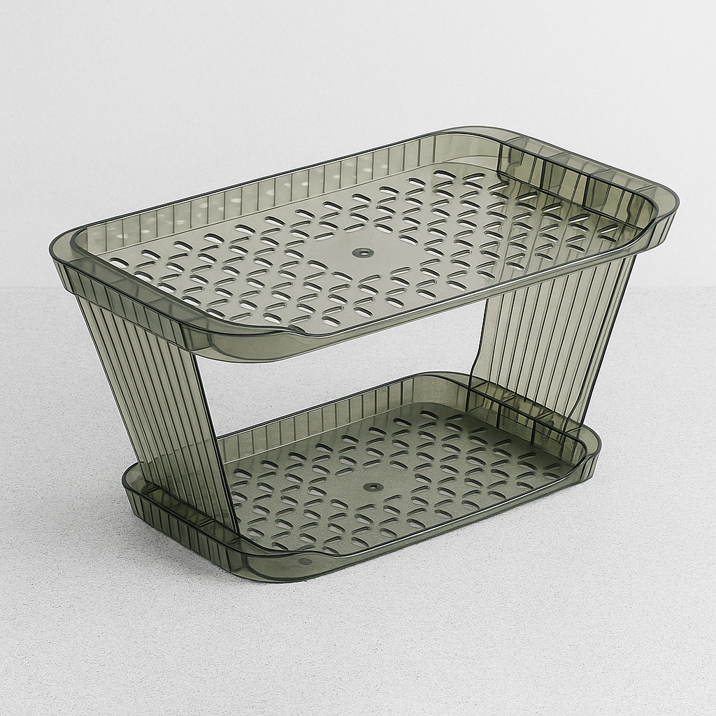 Bathroom Rack Acrylic 2 Layer view 2