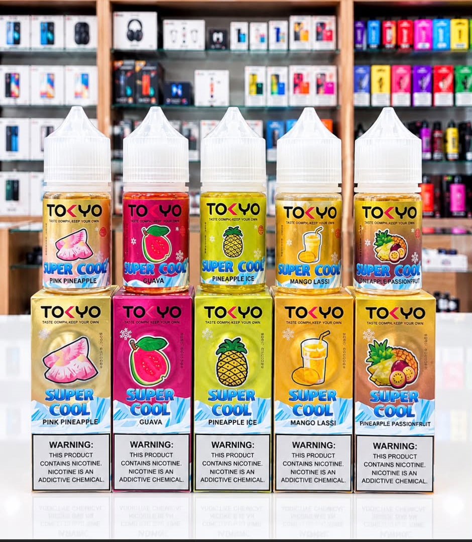 Tokyo Super Cool Series Nicotine Salt E-Liquid – 50mg High-Menthol Vape Juice - 30ml view 4