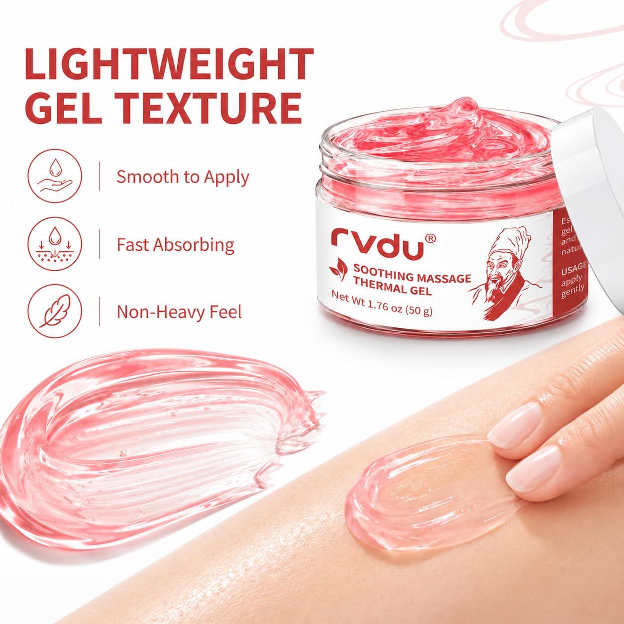 RVDU Soothing Massage Thermal Gel (50g)