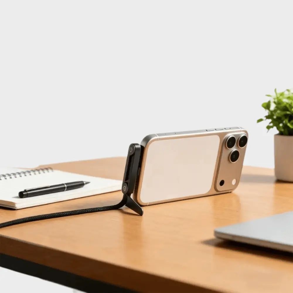240W Fast Charging & Data Cable with Integrated Phone Stand (With Box) view 2