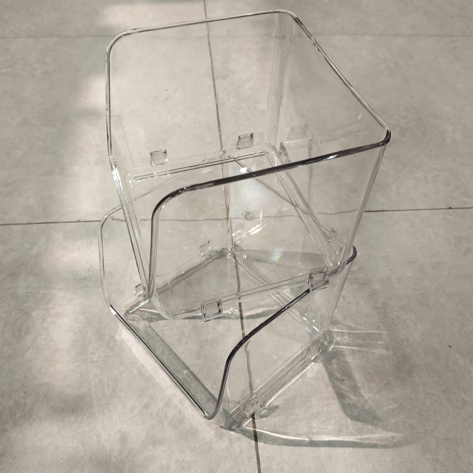 Acrylic Stackable Basket Stay Organized view 3