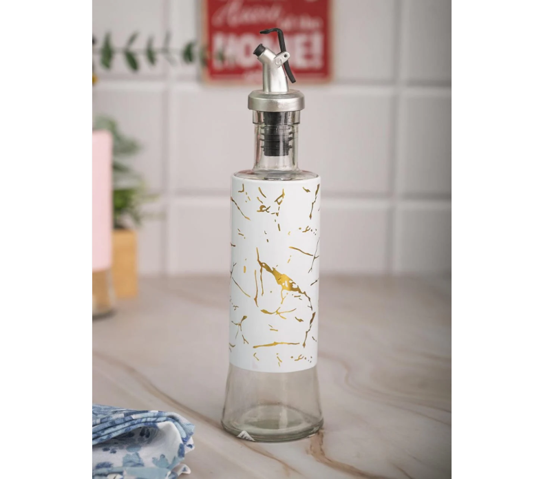 Oil Bottle Cruet Marble Design view 4