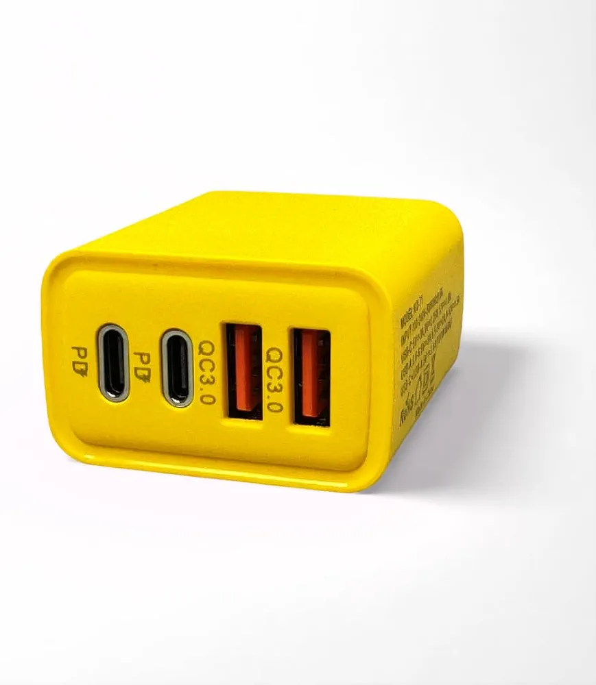 240W Fast Charging Adapter 100% Original – 4-Port USB & Type-C PD/QC3.0 Wall Charger | High-Speed Multi-Device Charger for Smartphones & Gadgets view 4