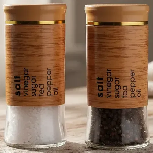 Salt & Pepper S.S Brown (2 Piece Set)