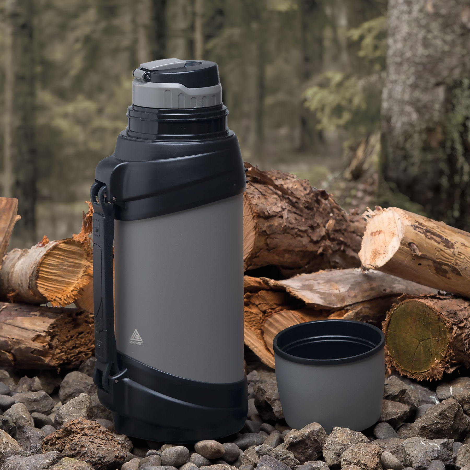 2L LOKPESCO Stainless Steel Thermos Flask Water Bottle view 2