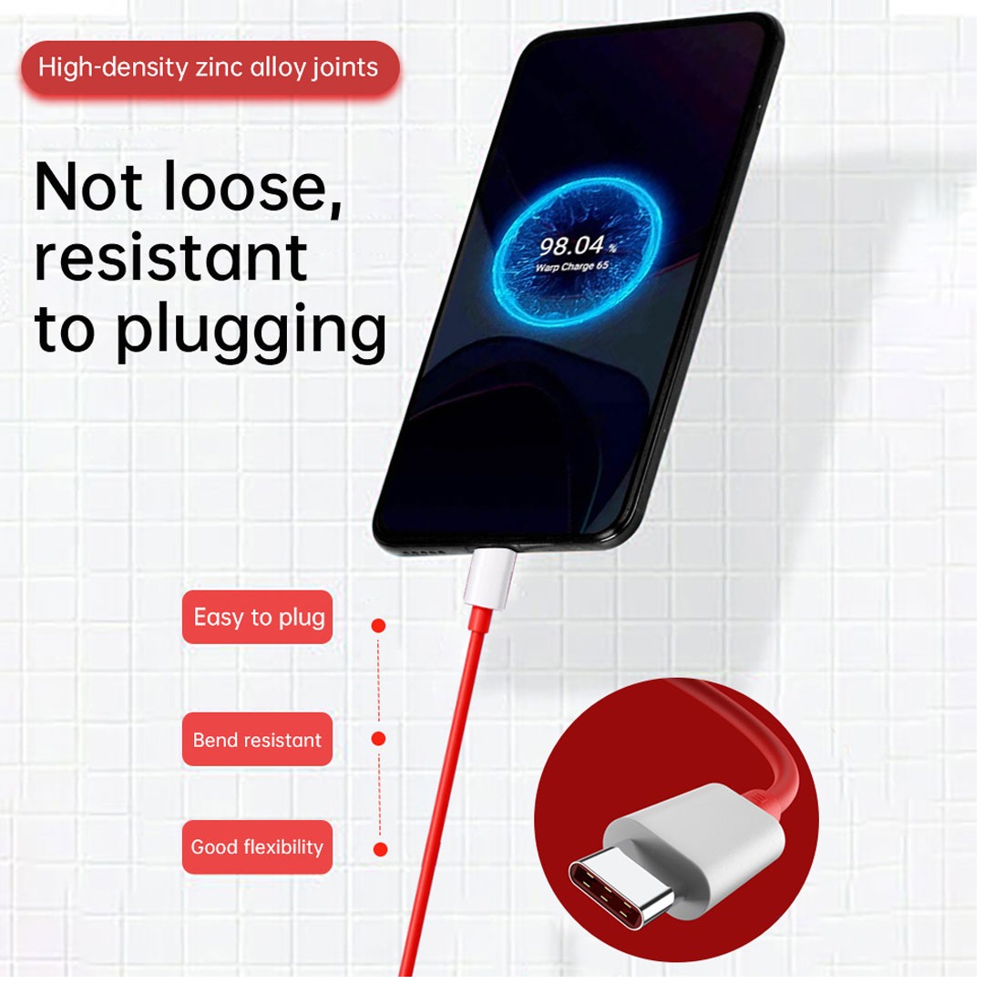 OnePlus Warp Charge 65W Power Adapter & Cable view 2