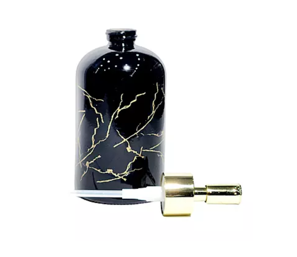 Soap Dispenser Black Glossy Marble view 5