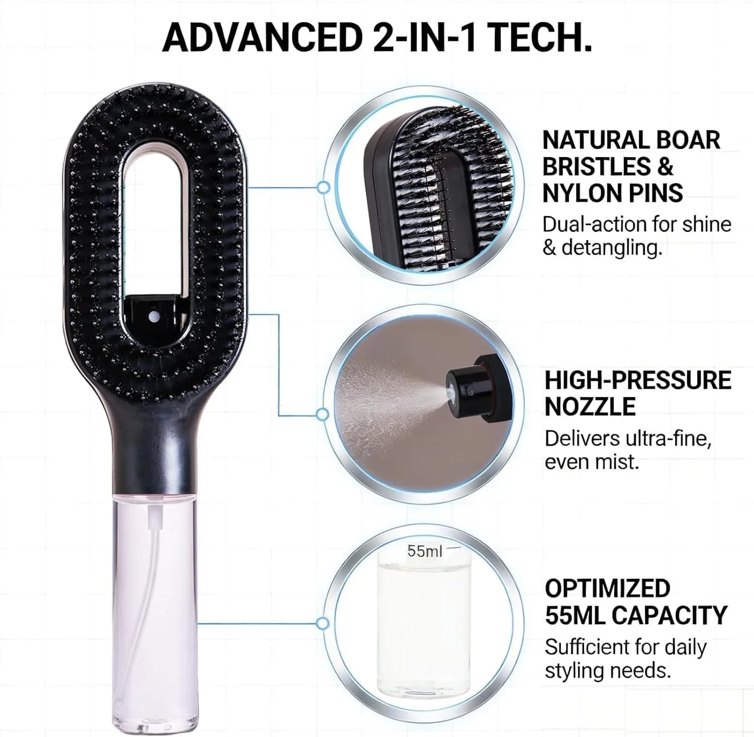 Clean Spray Comb - One Pass Fully Smooth (Random color) view 2
