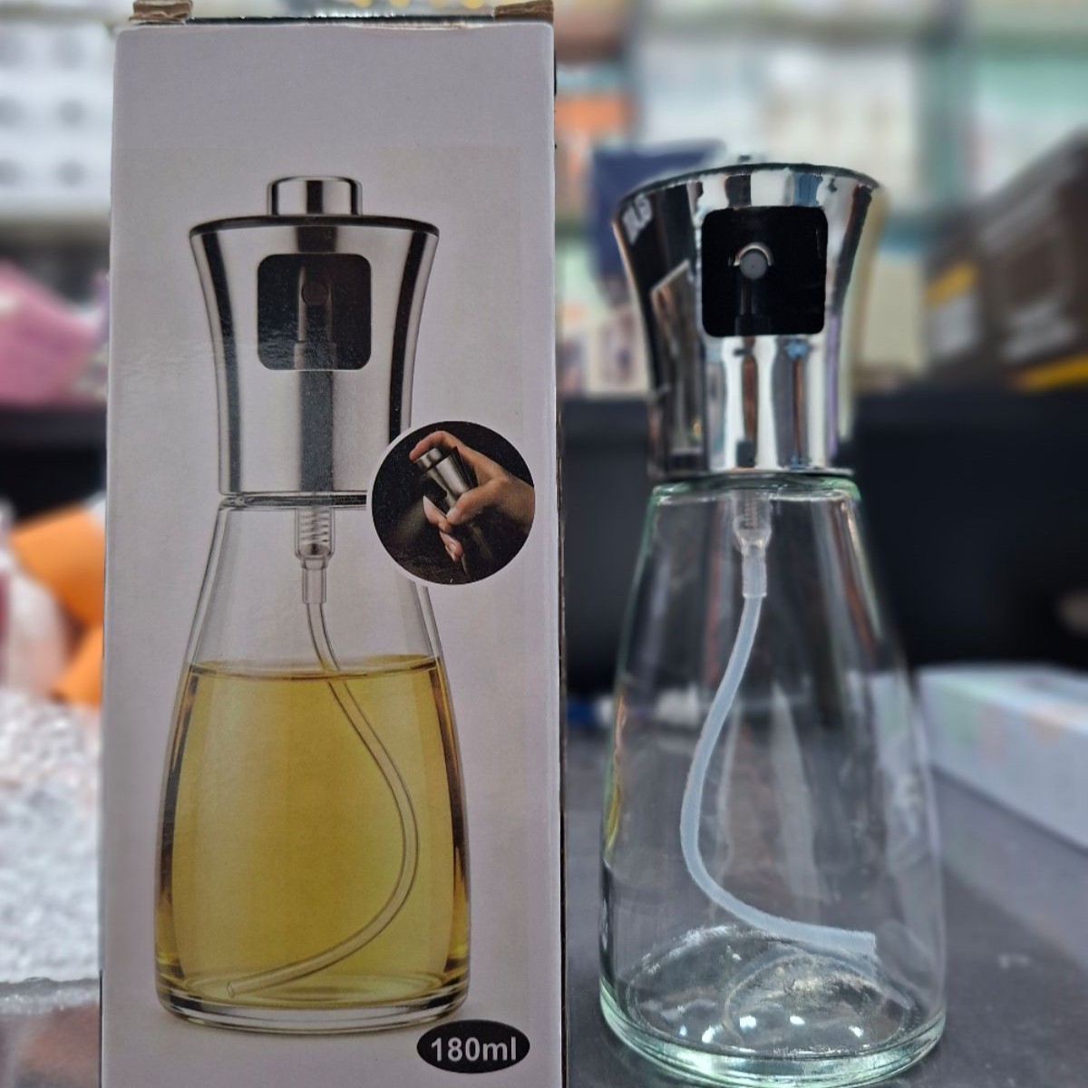 Stainless Steel Oil Sprayer Bottle - 180ml view 4