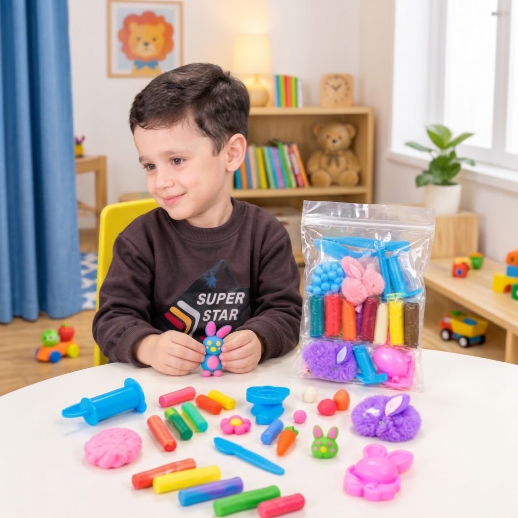 Tianfian Soft Modeling Clay Art Set for Kids view 2