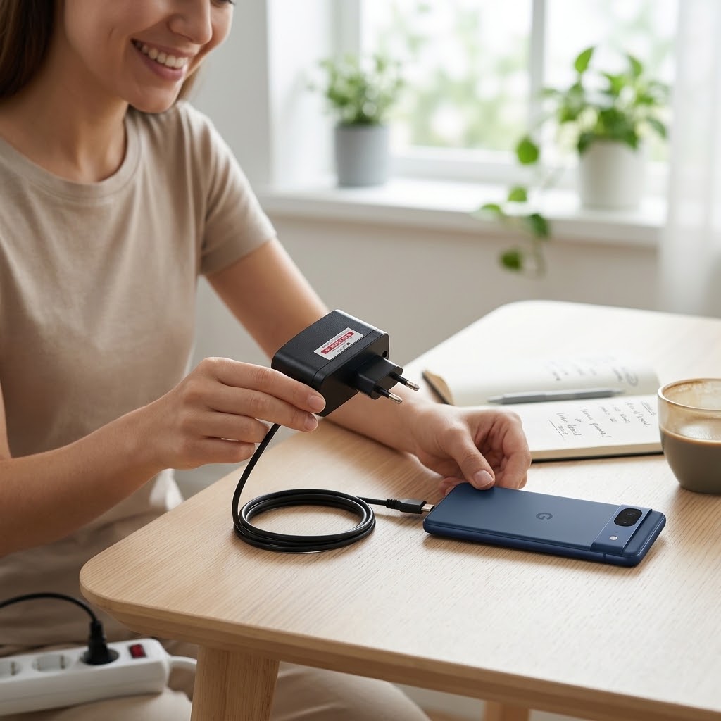 LG Original Supply Type-C Charger With Cable, Compact Design And Fast Charging Performance view 4