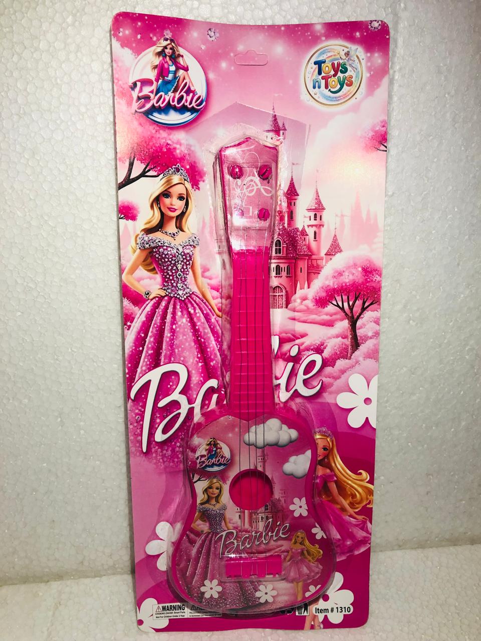 Kids Barbie Toy Guitar For Kids 3+ Ages view 3